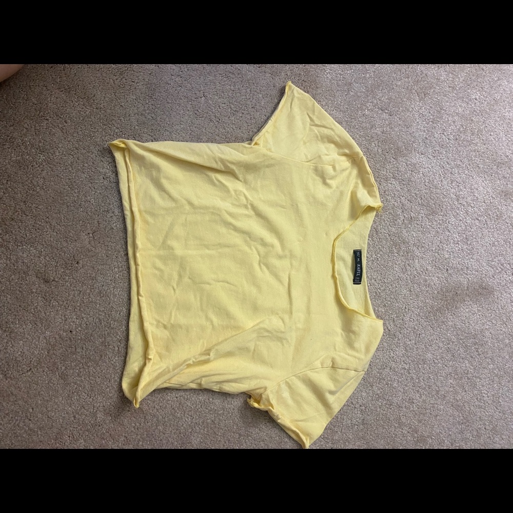 Yellow top from Zaful